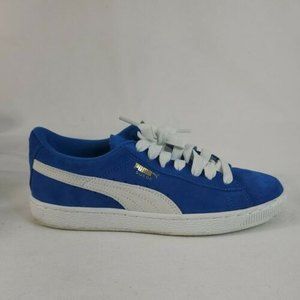 PUMA Blue suede classic sneakers Runners Men Women Teen Unisex Sz 6.5